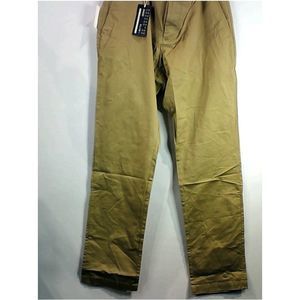 Original Penguin Mens 30CS Regular Zipper Casual Pants, Tan, Size 34